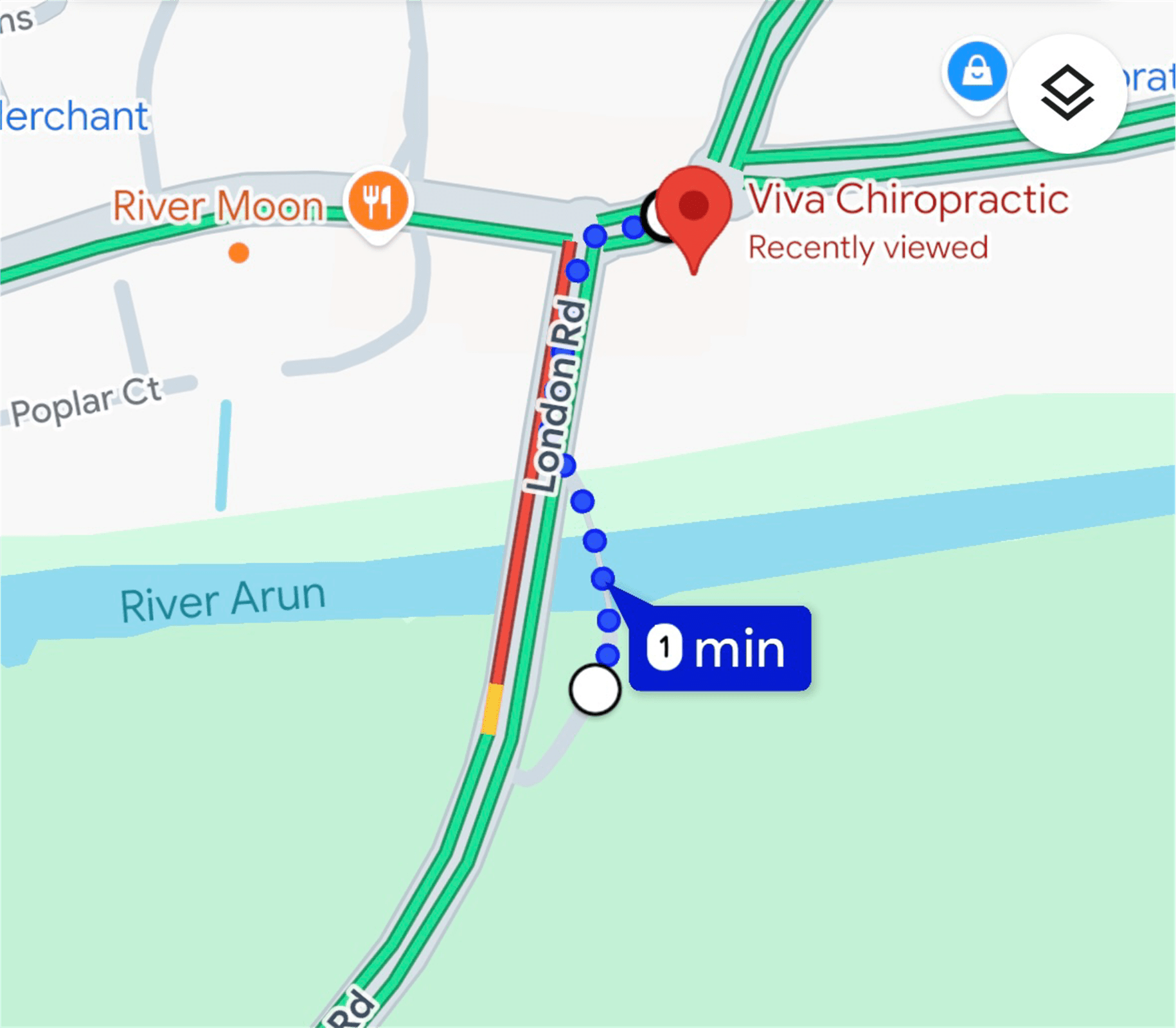 VIVA Chiropractic Pulborough map1